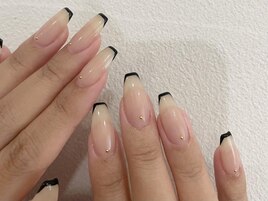 【Yuki.f】ブラック細ライン