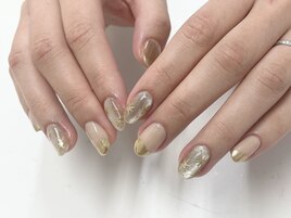 冬のマグネットネイル