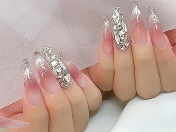 マーチ 弘前店(MARCH)の写真/【定額】自爪ジェル×長さ出しジェル×スカルプ◎オフィスネイル～成人式ネイルまでデザイン豊富にご用意♪