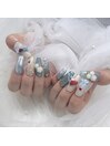 アイスブルーネイル
