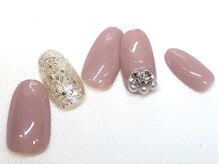ネイルマジック 仙台一番町店(NAIL MAJIC)/上品パールストーン★￥9900