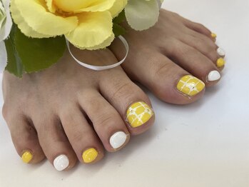 ディーネイル 四条烏丸(D-nail)/【春井】フット×お花