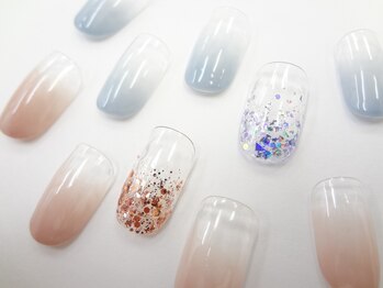 ネイルサロン クイール 小山店(NAIL SALON QUILL)/カラー＆ラメグラデーション