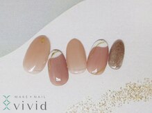 メイクプラスネイル ヴィヴィッド(MAKE+NAIL vivid)/ニュアンスネイル♪