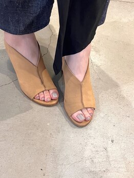 ネイルルーム オルポノ(Olupono)/フット &nbsp;フラッシュネイル☆