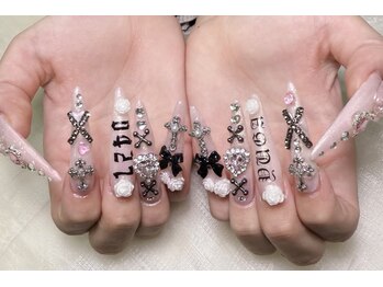 マルチューネイル 池袋(MARUCHU NAIL)/長さ出しMAX/持ち込みデザイン