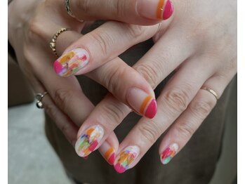 ラテ(latte.)の写真/【シンプルだけど"ちょっと個性的な世界観"が光るニュアンスネイルが人気】<パラジェル取扱店/恵比寿駅近>