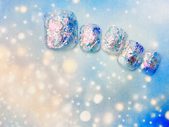 ネイルサロン&スクール ジーナ(GINA)/ぷっくり×きらきらネイル