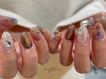 ネイルサロン ティフィン(tiffin)の写真/小さなお爪にぴったりの可愛いデザイン多数♪高い技術力で、繊細アートも対応OK！