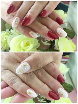 プルミエ ネイル(Premier Nail)/雪の結晶ネイル☆彡