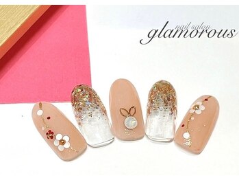 ネイルグラマラス 西新井店/《パラジェル》お正月Design