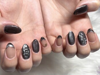 ネイルマジック 仙台一番町店(NAIL MAJIC)/十字架×マグネットネイル☆