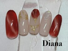 ディアナ ひたちなか高場店(DIANA)/定額ネイル　7700円　A-168