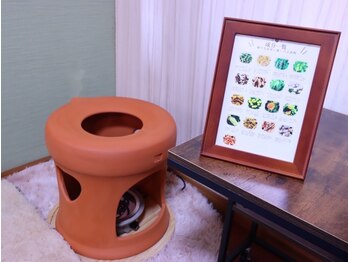 レコンテ 大分(RECONTE)の写真/【黄土よもぎ蒸し40分￥2800】女性に人気な温活☆体温を上げて代謝UP！持参物不要で初めての方もお気軽に♪