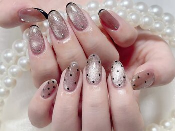 冬ネイル、持ち込みデザイン