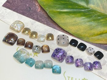 ネイルサロン ステラ(Nail Salon STELLA)の写真/【オフ＆アート込¥6578】新生活や春のイベントに向けてフットも可愛く♪見るたび気分が上がる足元に☆