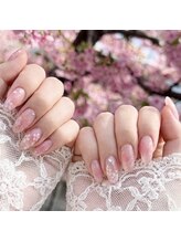 アイネイルズ 東花園店(I.NAILS)/桜ネイルデザイン/春ネイル