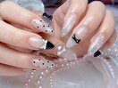 ドット×リボン