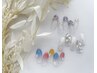 新規限定!季節のデザインネイル・アート6本付き￥8000◆オフ込◆パラジェル可