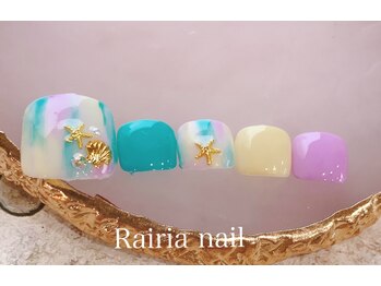 ライリアネイル(Rairia nail)/デザインフットネイル
