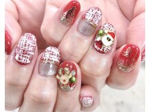 ドナ シェリダ(Dona Cherida)/ツイードクリスマスネイル