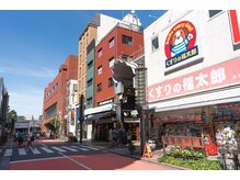 はあとねいる 浅草店/くすりの福太郎の横のレンガビル