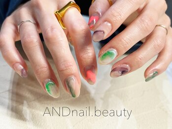 アンドネイル ビューティー(AND nail,beauty)/春ネイル/ニュアンス/藤沢