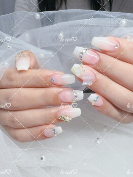 ルシエル(le ciel)/ホワイトグラデーション♪