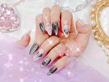 ワンホンネイル 新宿(Rumi Nail)/長さ出し/やり放題/6本/冬ネイル