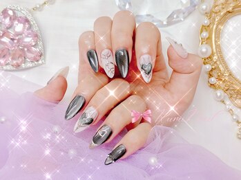 ワンホンネイル 新宿(Rumi Nail)/長さ出し/やり放題/6本/冬ネイル