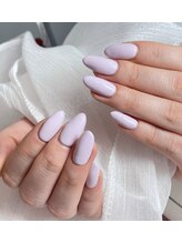 アモールビューティー 新宿店(Amor Beauty)/チップ長さだしワンカラーネイル