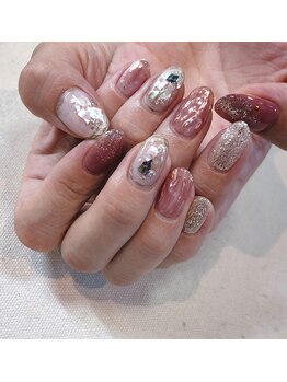 ネイルスペース ジェイズ ピンキー(NAIL SPACE J's PINKY)/夏ネイル