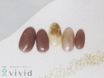 メイクプラスネイル ヴィヴィッド(MAKE+NAIL vivid)/冬のオリジナルネイル♪