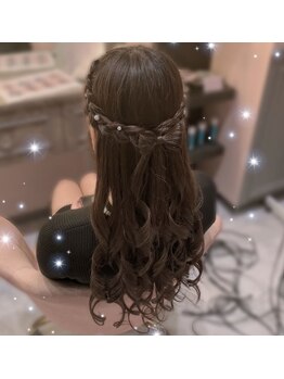 セブンティーン(Seventeen)/立体リボンハーフアップ