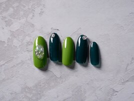 ぷっくりアートネイル