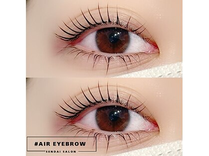 ハッシュタグ エアーアイブロウ 仙台(#AIR EYEBROW)の写真