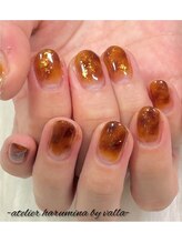 アトリエハルミナ バイ バラ 三島店(atelierharumina by valla)/べっ甲ネイル/透明感/ニュアンス