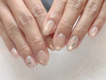 パールネイル 辻堂店(Pearl nail)/ホログラムのお花