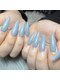 ケソン ネイル スタジオ(qeson nail studio)の写真/長さが欲しい方必見☆お爪の形のお悩みやコンプレックスがある方◎折れてしまった爪の長さ出しは1本~OK!