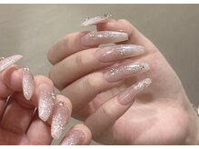 エルビーネイルシェリー 堺東店(LB.nail)の雰囲気（ワンホン/ちゅるん/韓国/長さだし/ロングネイル/堺東/フィルイン）