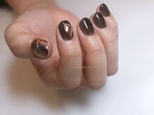 シーセブンビューティ(ccccccc b.)/ブラウンシンプルアート