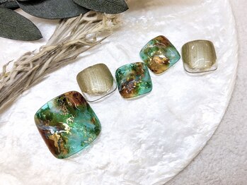 ネイルサロン ふるる 大須店/☆フットミディアムネイル☆#184