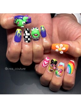 トータルビューティーサロン クレアクチュール(CREA COUTURE)/Kermit × Power puff