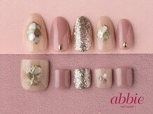 ネイルサロン アビー 宮益坂店(abbie)/囲みシェル◇上¥13992/下¥14234
