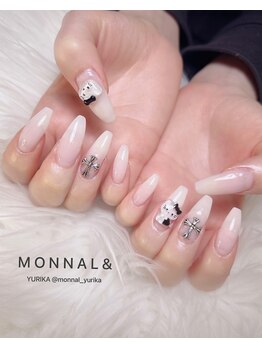 モナールアンド(MONNAL&)/キティちゃんネイル
