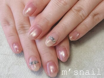 キラキラマグネットネイル