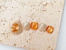 サロン ド モモ(salon de momo)/【foot】華やかデザイン