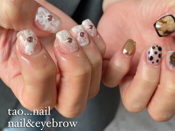 タオドットネイル(TAO...nail)の写真/★ひと癖あるデザイン多数★量産型じゃない個性を求める方に♪【アシメデザイン¥6800/フリーアート¥9900】