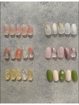 ブライドアンドグルーム(Bride and Groom)の写真/リニューアルオープン！学割でお得に可愛くなろう☆定額ネイルで指先を彩りましょ♪