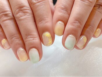 パールネイル 辻堂店(Pearl nail)/ミモザネイル